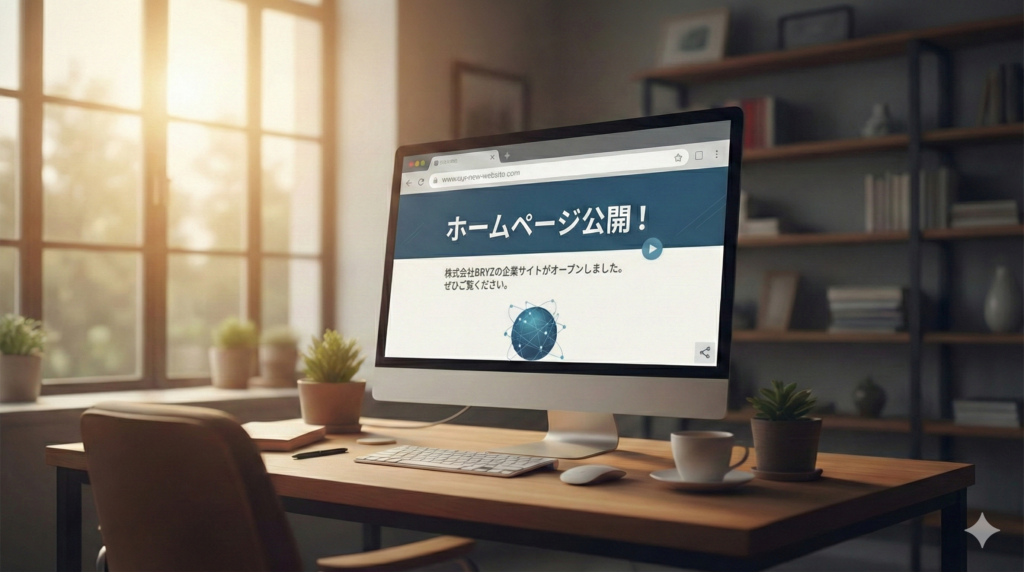 株式会社BRYZのホームページが公開しました！